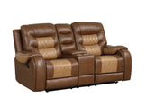 Ashley1002 Juego reclinable marrón extragrande