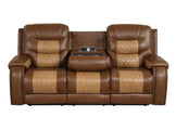 Ashley1002 Juego reclinable marrón extragrande