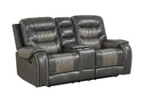 Ashley1003 Juego reclinable gris extragrande