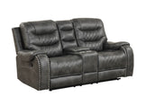 Ashley2003 Juego reclinable gris extragrande