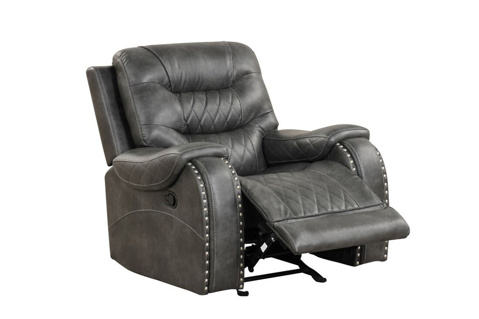 Ashley2003 Juego reclinable gris extragrande