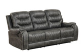 Ashley2003 Juego reclinable gris extragrande