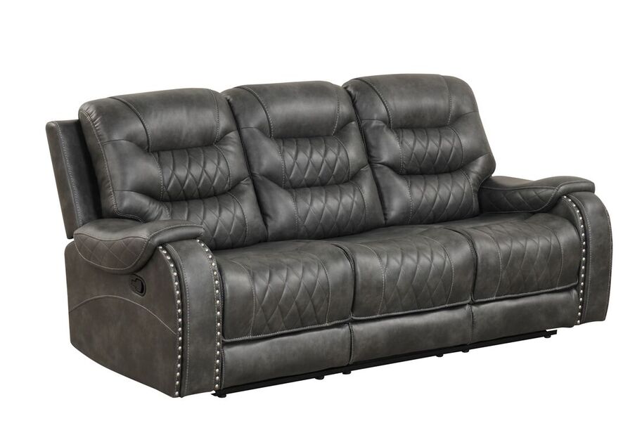 Ashley2003 Juego reclinable gris extragrande