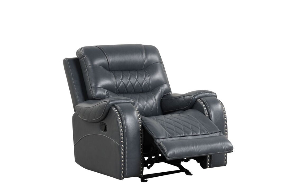 Ashley2004 Juego reclinable gris extragrande