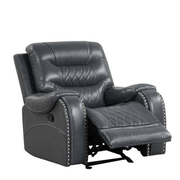Ashley2004 Juego reclinable gris extragrande