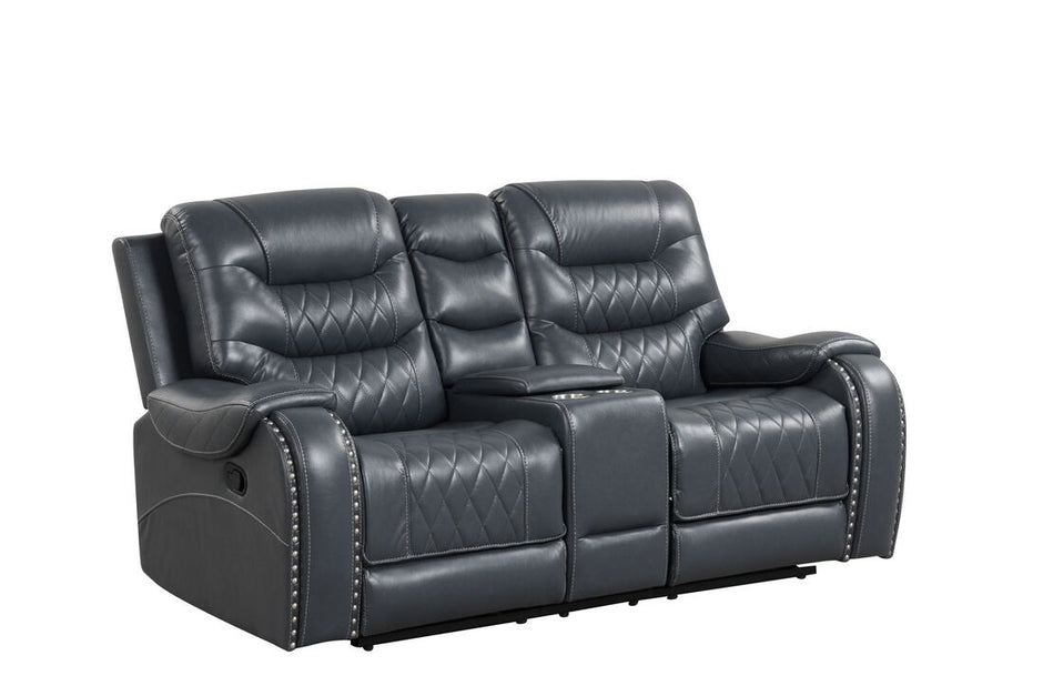 Ashley2004 Juego reclinable gris extragrande