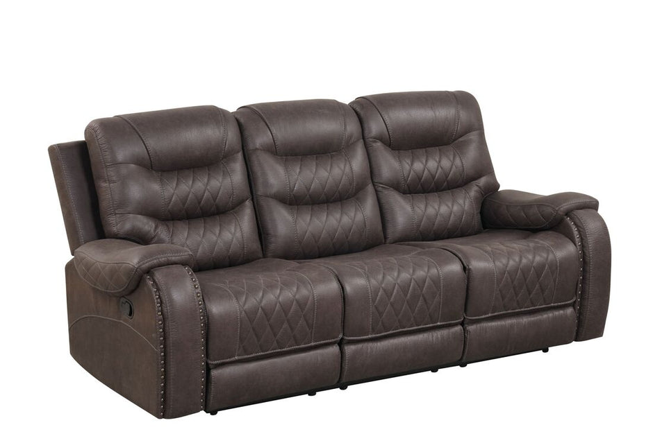 Ashley3002 Juego reclinable marrón extragrande