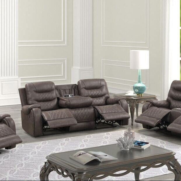 Ashley3002 Oversized Brown Reclining Set