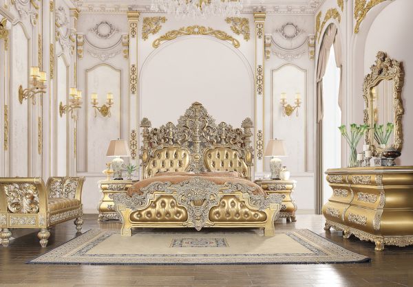 Seville Gold Bedroom Set