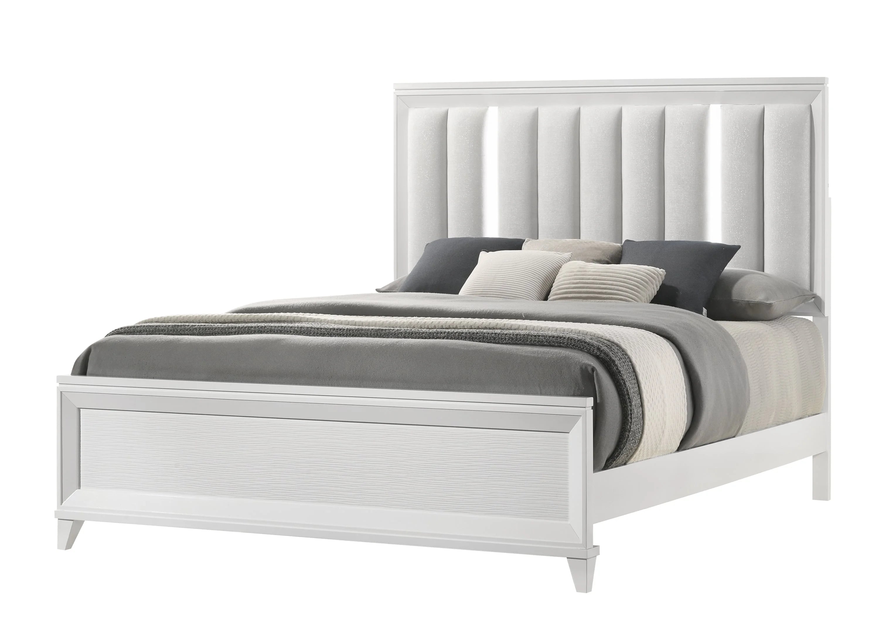 B7300 CRESSIDA WHITE BED