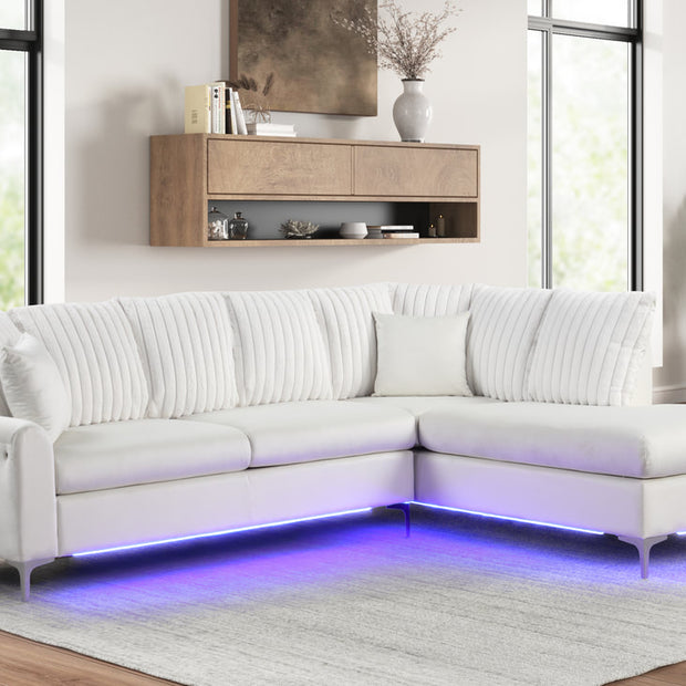 Candy Reversible Sectional LED