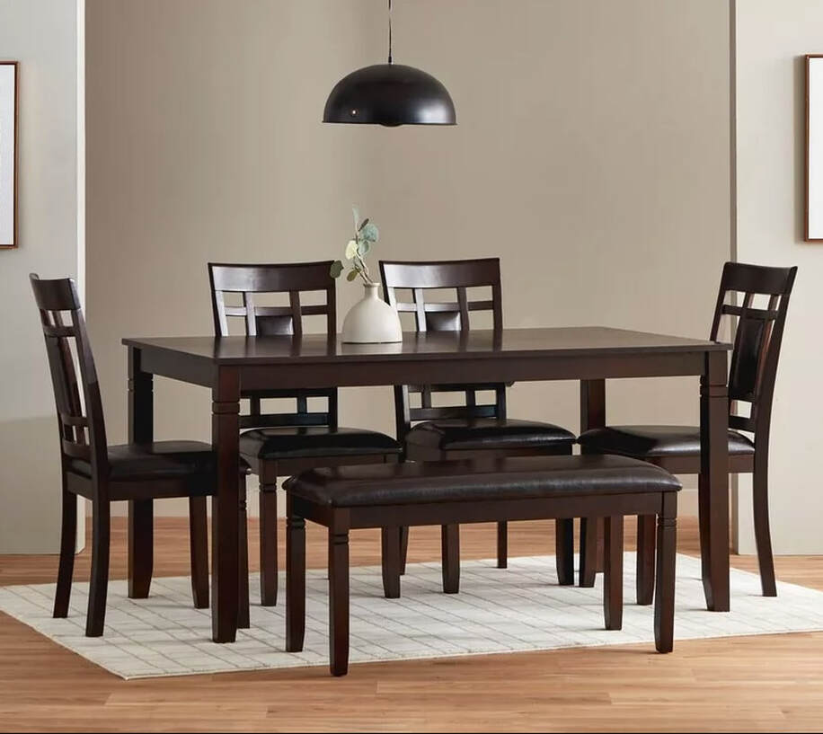 D1015 Brown Dining Set