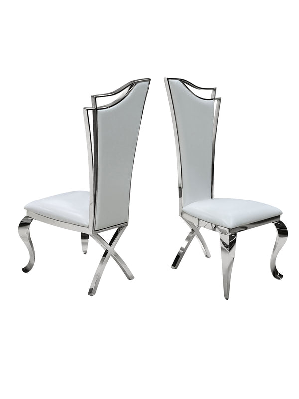 D6061 White Dining Table Set
