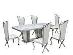 D6061 White Dining Table Set