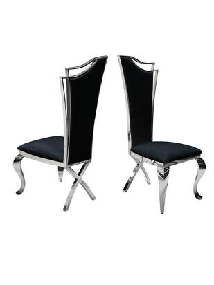 D6062 Black Dining Table Set