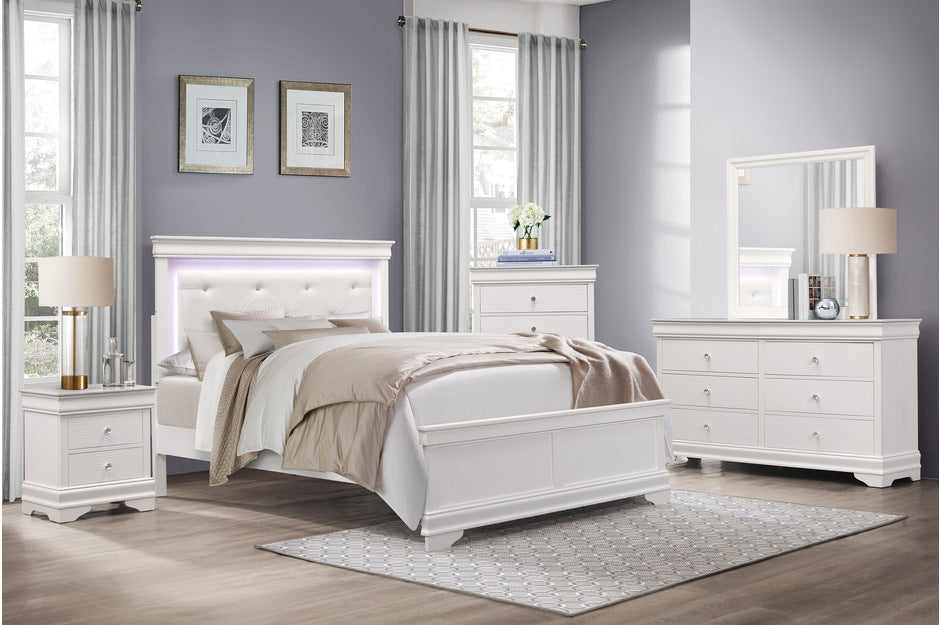 1556W Lana White Bedroom-Set