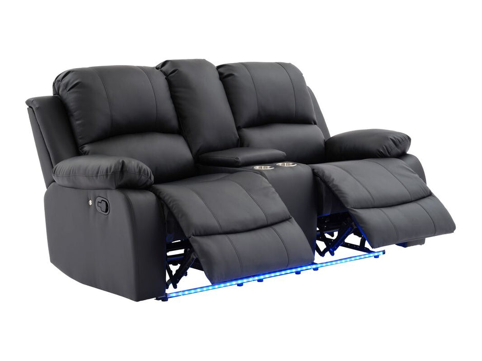 Daytona Black Reclining Set