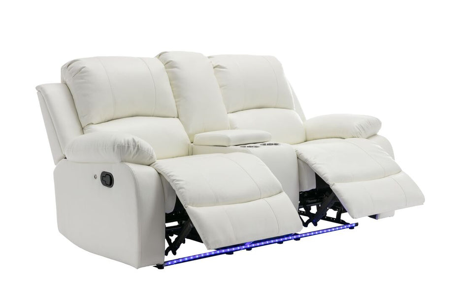 Daytona White Reclining Set