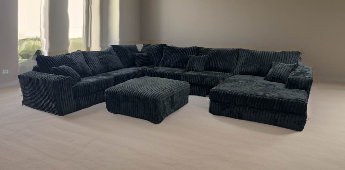 Texas Black Sectional