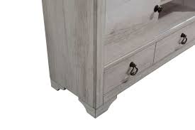 B3050-7 PATTERSON WHITE TV STAND