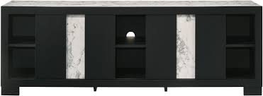 B6835-9 RANGLEY BLACK TV STAND