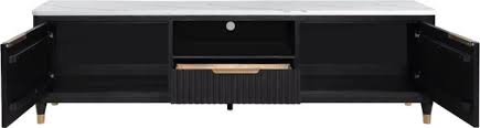 B1400-9 KARA BLACK TV STAND