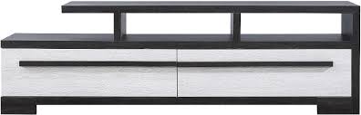 B8162-9 REMINGTON WHITE CHALK/EBONY TV STAND