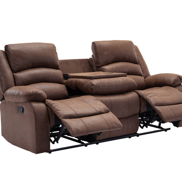 Dynamo2 PALOMINO Brown Reclining Set