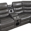 S8787 Sonic Grey Recliner Sectional