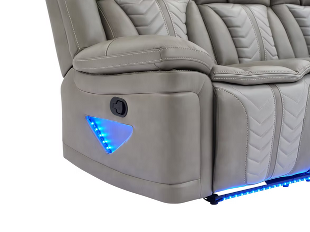 S2025 Innova Grey Recliner Sectional