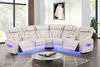 S2024 Skyline Sand Recliner Sectional