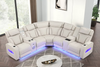 S2024 Skyline Sand Recliner Sectional