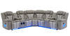 S2025 Innova Grey Recliner Sectional