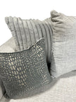 600 Stone Grey Sofa & Loveseat