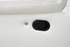 S2021 Lucky Charm White Recliner Sectional