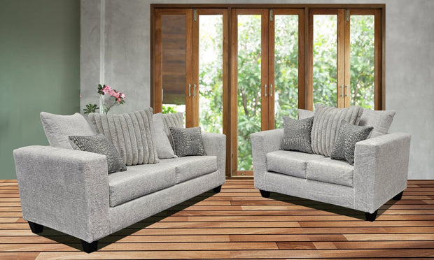 600 Stone Grey Sofa & Loveseat