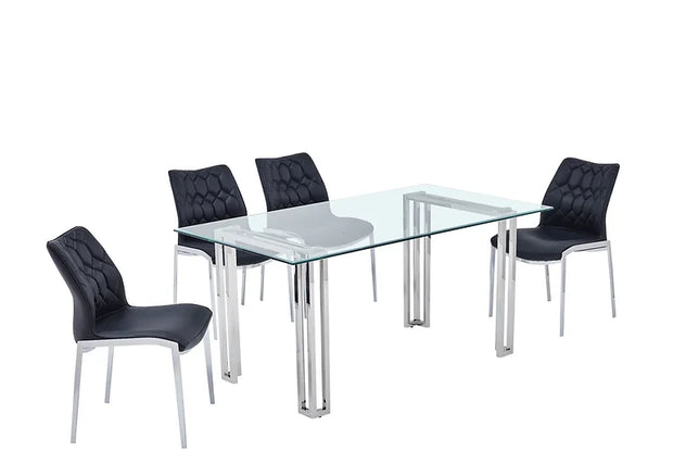 Molly Black Dining Set