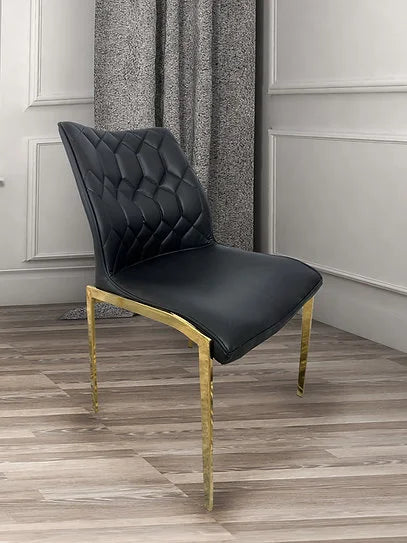 Molly Black & Gold Dining Set
