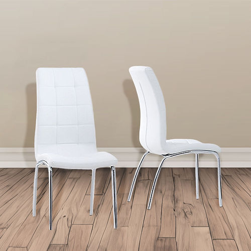 DT7003-RWH Brilliance White Dining Set