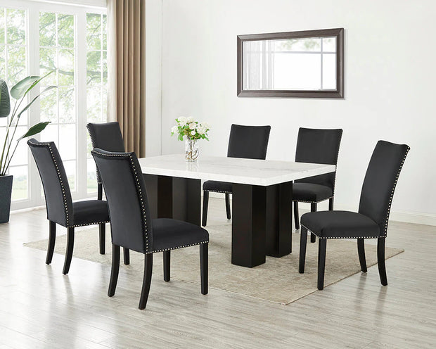 Finland Real Marble Dining Set