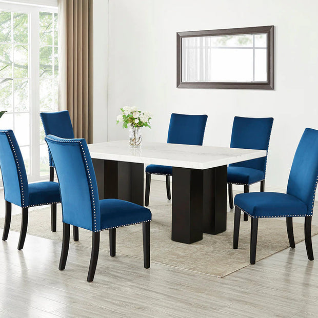 Finland Real Marble Dining Set