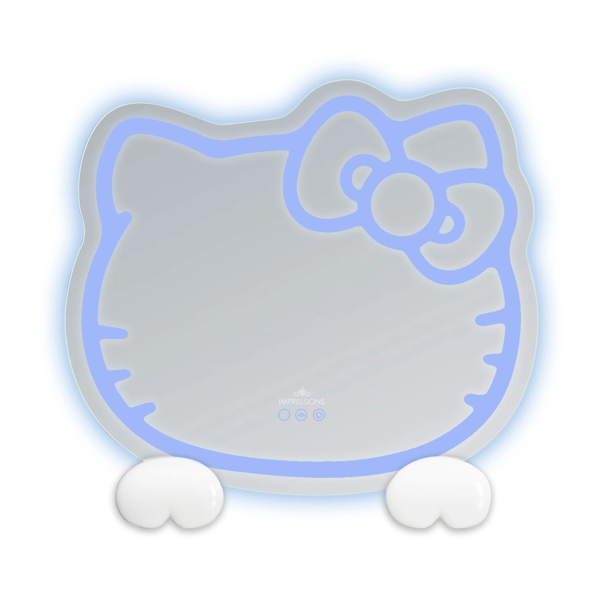 Hello Kitty RGB Wall Mirror 2.0 W/ Bluetooth Speakers and Specialty Base