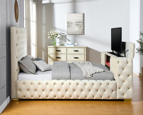 Cama azul del futuro