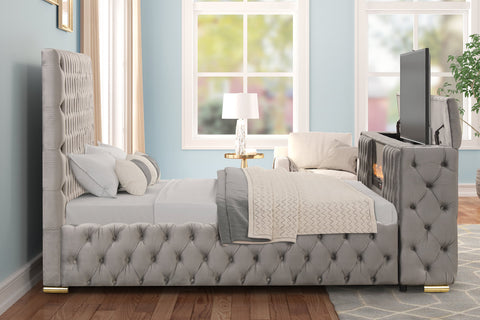 Cama azul del futuro