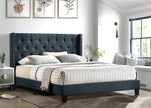 HH760 Platform Charcoal Grey Bed