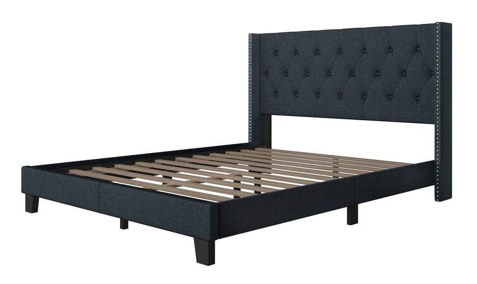 HH760 Platform Charcoal Grey Bed
