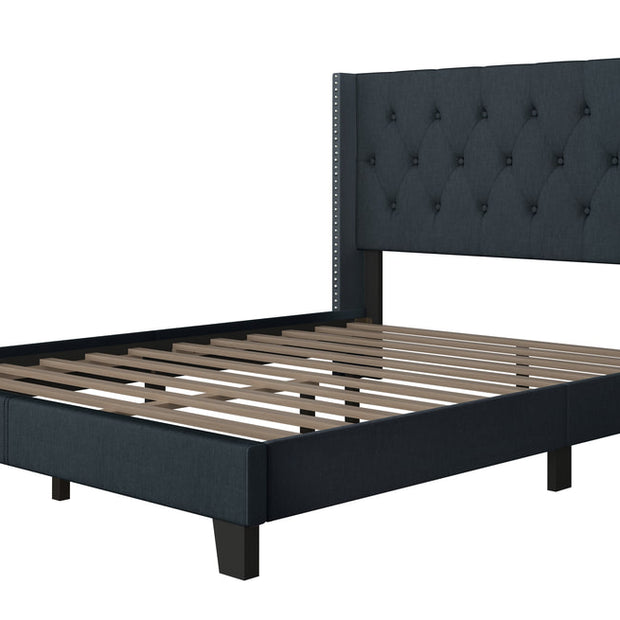 HH760 Platform Charcoal Grey Bed