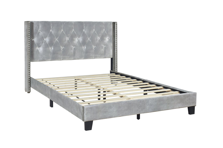 HH788 Platform Sliver Grey Bed