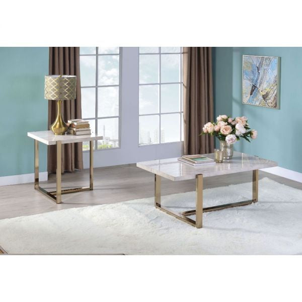 83105 Feit Gold Coffee Table SET