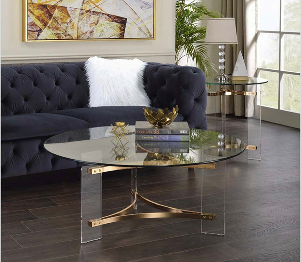 LV01083 Sosi  Gold Coffee Table SET